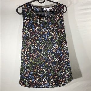 DR2 sleeveless floral career top Nordstrom medium